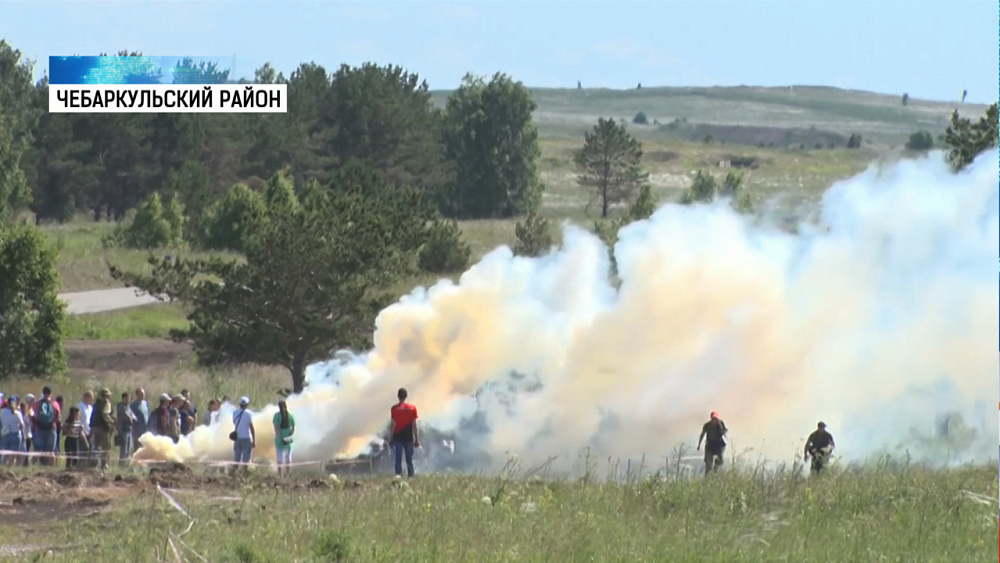 На Чебаркульском полигоне прошел «Курсантский бросок»