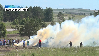 На Чебаркульском полигоне прошел «Курсантский бросок»