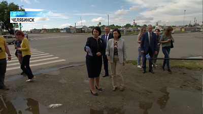 Наталья Котова проверила благоустройство города