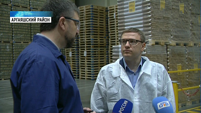 Алексей Текслер работает в Аргаяшском районе