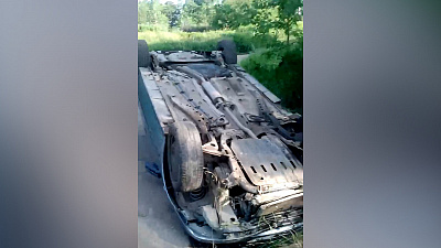 В Миассе нашли авто — перевёртыш