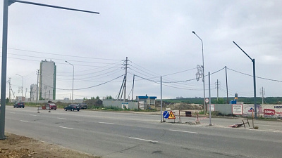 В «Академ Риверсайде» на Университетской Набережной устанавливают светофор