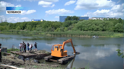Реку Миасс очистят от водорослей и кустарников