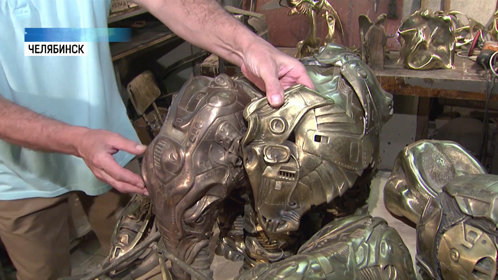Челябинский скульптор создал установку для литья