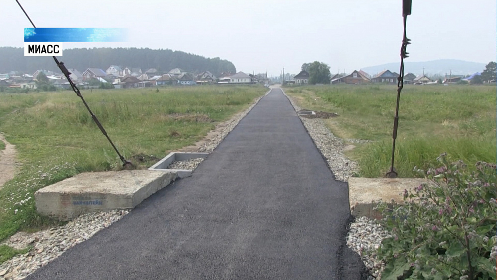 Завершается благоустройство «Тропы здоровья» в Миассе