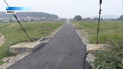 Завершается благоустройство «Тропы здоровья» в Миассе