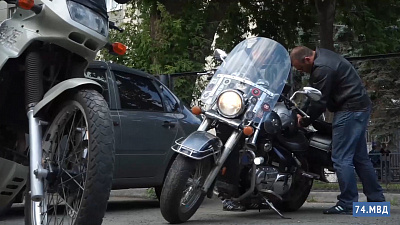 В челябинской полиции работают байкеры