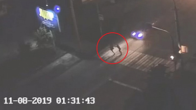 Аварию на пешеходном переходе в Миассе зафиксировали камеры