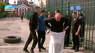 Южноуральские заключенные устроили спортивные игры