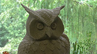 На Южном Урале изготовляют шедевры из картона