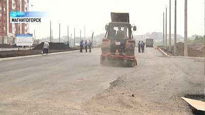 Завершается строительство дороги в новые районы
