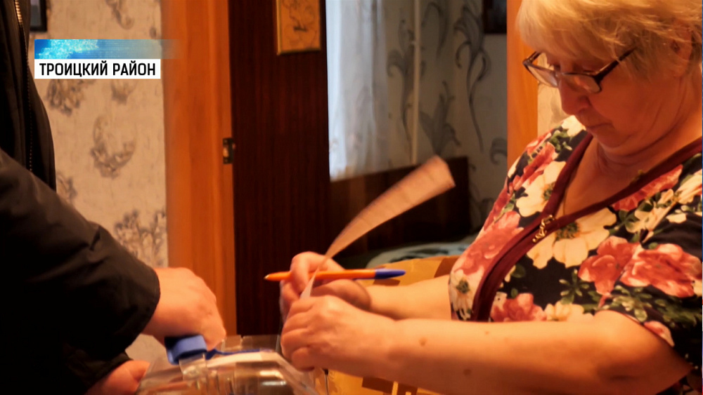 Южноуральцы голосуют на дому