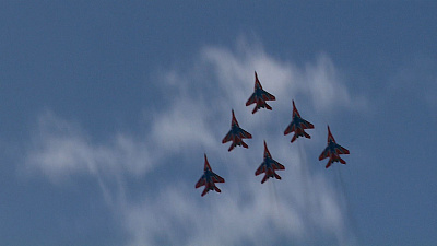 «Стрижи» устроили авиационное шоу в Челябинске