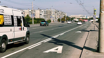 Выделенные полосы для общественного транспорта будут тестировать почти месяц