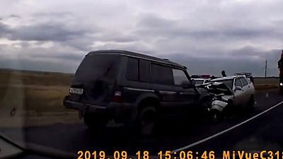 Страшная авария в Агаповском районе. ВИДЕО