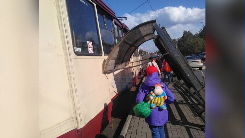 В Челябинске прошел град