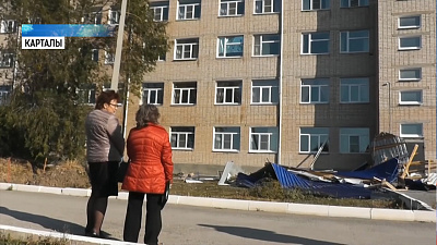 Южный Урал борется с последствиями сильного шторма