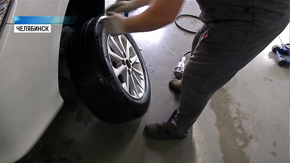 Челябинские водители переходят на зимнюю резину