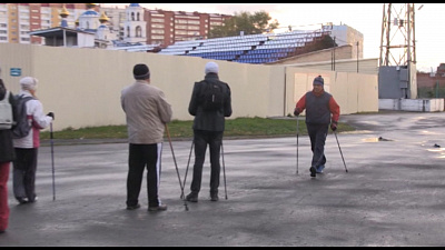 Скандинавская ходьба набирает популярность