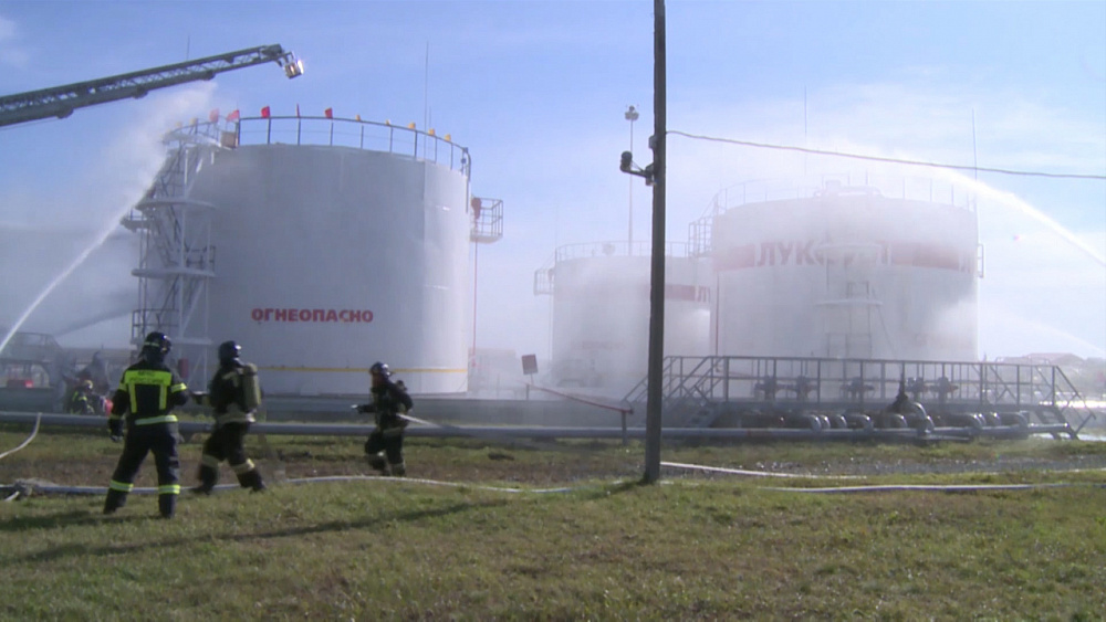 Учения в микрорайоне Аэропорт