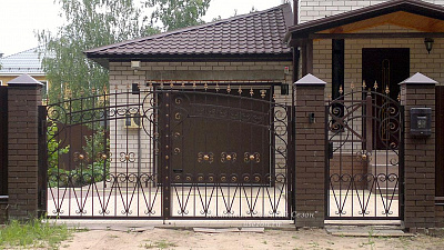 Калитка для кованого забора