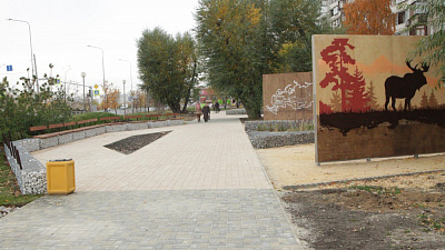 На северо-западе Челябинска появилась новая прогулочная зона