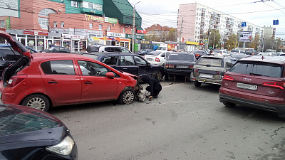 Массовое ДТП на Комсомольском проспекте