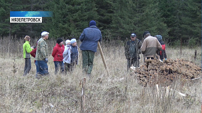 В Нязепетровске заложили Сад Победы