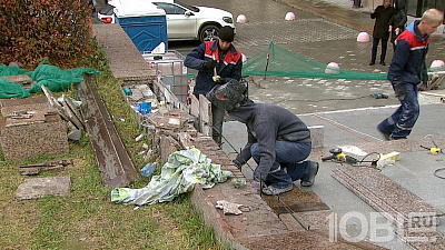 В Челябинске подрядчик срывает сроки реконструкции площади у драмтеатра