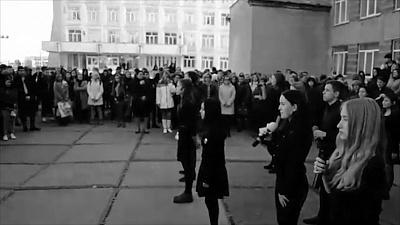 В память о погибших в Керченском политехническом колледже