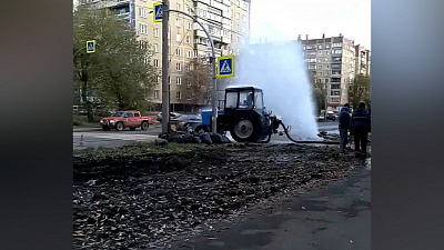 Коммунальный фонтан на улице 40 лет Победы