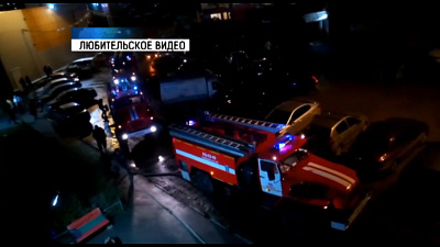 Пожар на улице Лихачева