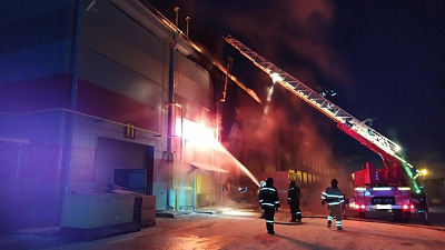 ﻿В МЧС рассказали подробности пожара на Челябинском компрессорном заводе