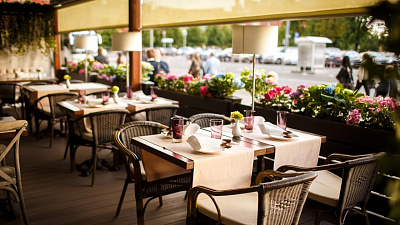 5 причин использовать рекламу на асфальте для продвижения ресторана