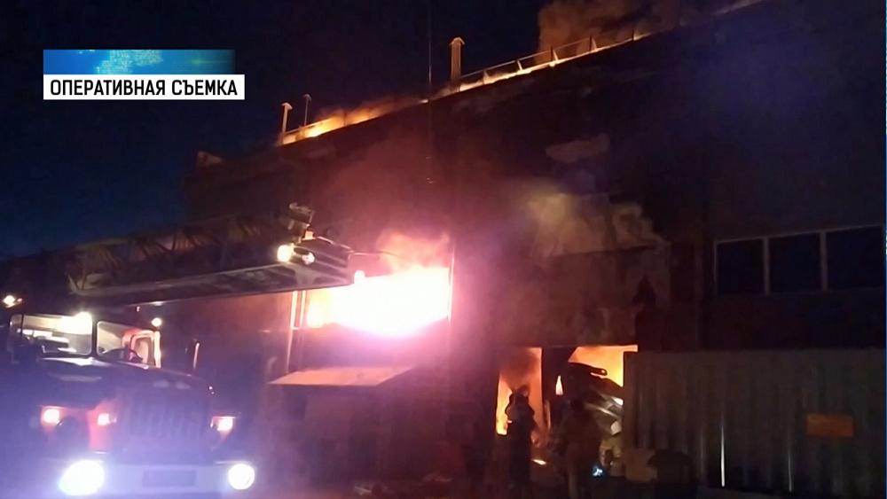 Загорелся компрессорный завод