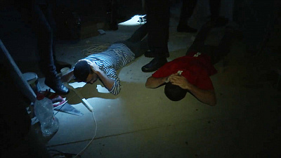 Оперативная съемка: задержание двух главарей террористов