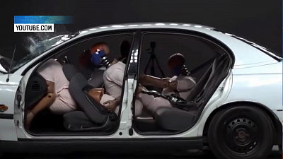 Ремень безопасности спасает жизнь при ДТП