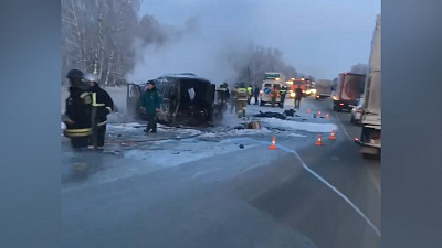 Массовая авария на трассе «Иртыш». Видео 18+