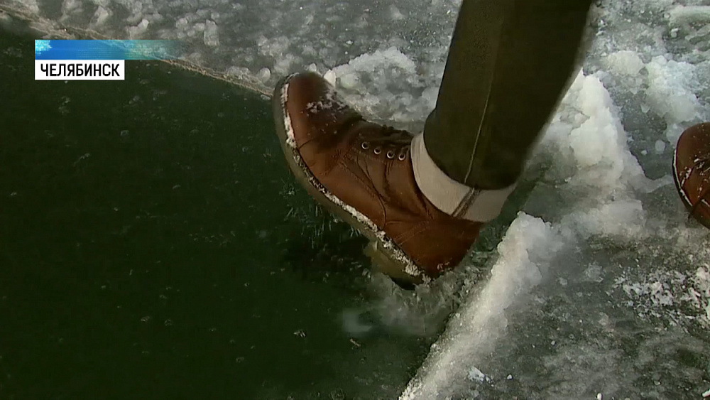 На Первом озере можно провалиться под лед