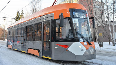 В Челябинске испытают новый низкопольный трамвай