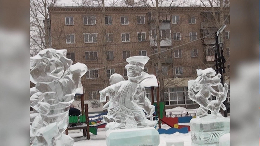 Ледовый городок Копейска