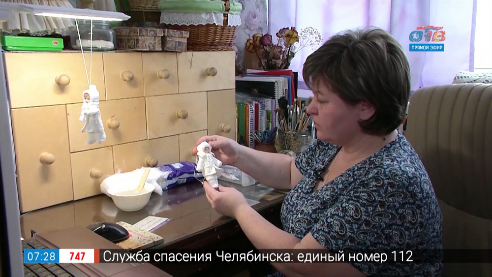 Новогодние игрушки из ваты