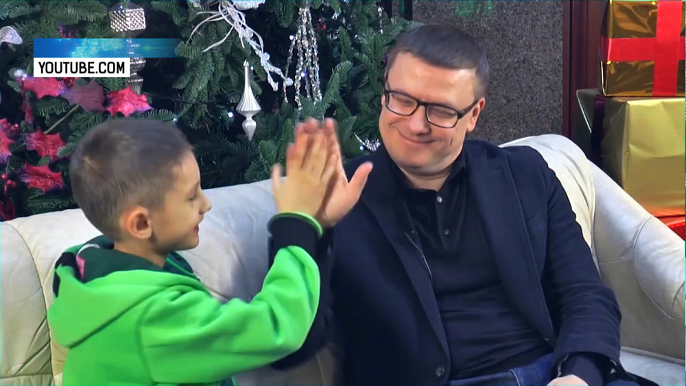 Алексей Текслер дал интервью сыну 