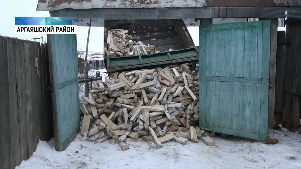Пенсионерке из Аргаяшского района доставили дрова