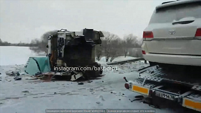 Массовая авария на трассе М-5 с участием автовоза