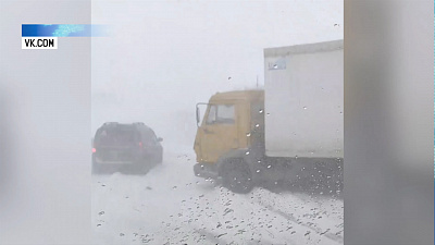 Массовое ДТП на трассе Магнитогорск-Челябинск