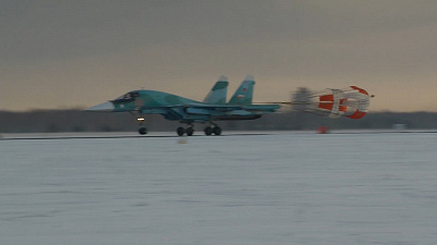 Парные виражи боевых Су-34