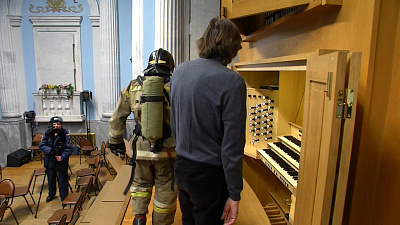 Учения МЧС под музыку Баха