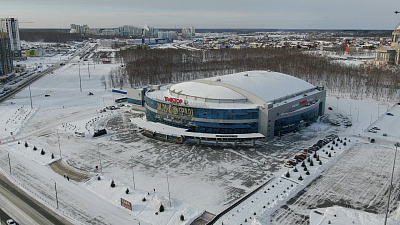 Полёты над Челябинском: Ледовая арена «Трактор»