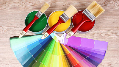 Как выполняется колеровка красок для отделки интерьера